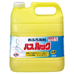 (まとめ) ライオン バスルック 業務用 4L 1本  【×10セット】