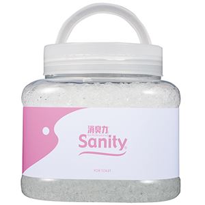 (まとめ) エステー サニティー 業務用消臭剤 トイレ用 大型タイプR フローラルの香り 本体 1.7kg 1個  【×10セット】