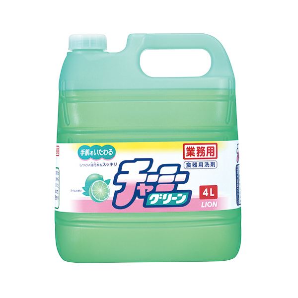 (まとめ) ライオン チャーミーグリーン 業務用 4L 1個  【×10セット】