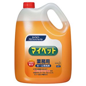 (まとめ) 花王 マイペット 業務用 4.5L 1本  【×10セット】