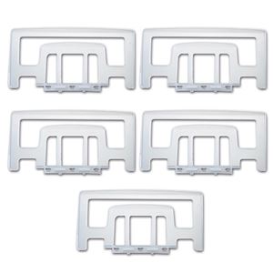 (まとめ) TANOSEE オリコン用カード差し 1袋(5枚)  【×10セット】