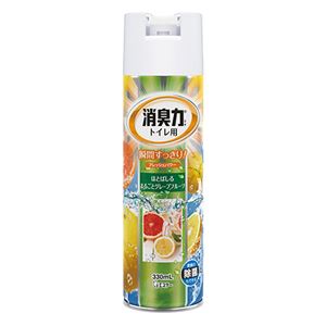(まとめ) エステー トイレの消臭力スプレー グレープフルーツ 330ml 1セット(3本)  【×10セット】