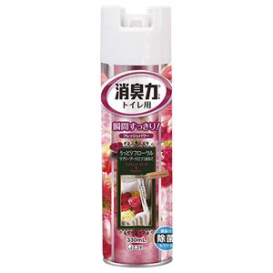 (まとめ) エステー トイレの消臭力スプレー ラブリーブーケ 330ml 1セット(3本)  【×10セット】