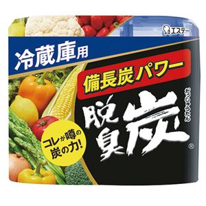 (まとめ) エステー 脱臭炭 冷蔵庫用 140g 1セット（3個）  【×10セット】