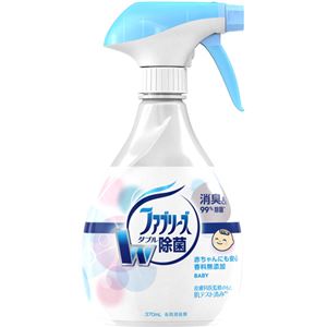 (まとめ) P＆G 香料無添加ファブリーズ 本体 370ml 1本  【×10セット】