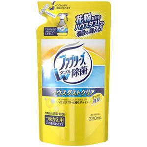 (まとめ) P＆G ファブリーズ ハウスダストクリア つめかえ用 320ml 1個  【×10セット】