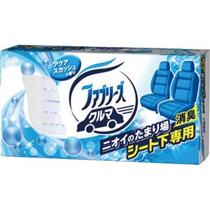 (まとめ) P＆G クルマ用置き型ファブリーズ アクアスカッシュの香り 本体 130g 1個  【×10セット】