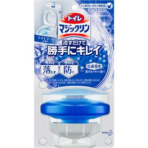 (まとめ) 花王 トイレマジックリン 流すだけで勝手にキレイ ライトブーケの香り 本体 80g 1個  【×10セット】