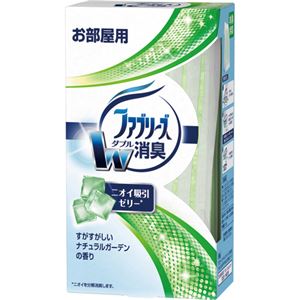 (まとめ) P＆G 置き型ファブリーズ すがすがしいナチュラルガーデンの香り 本体 130g 1個  【×10セット】