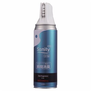(まとめ) エステー サニティー 業務用消臭剤 スプレータイプ ワイド噴射BIG 無香 450ml 1本  【×10セット】