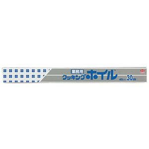 (まとめ) 東洋アルミ クッキングホイル 業務用ワイド 45cm×30m 1本  【×10セット】