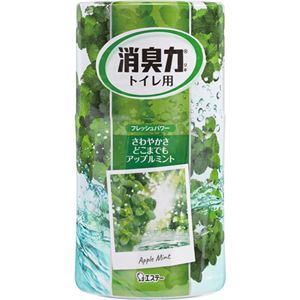 (まとめ) エステー トイレの消臭力 アップルミント 400ml 1セット(3個)  【×10セット】
