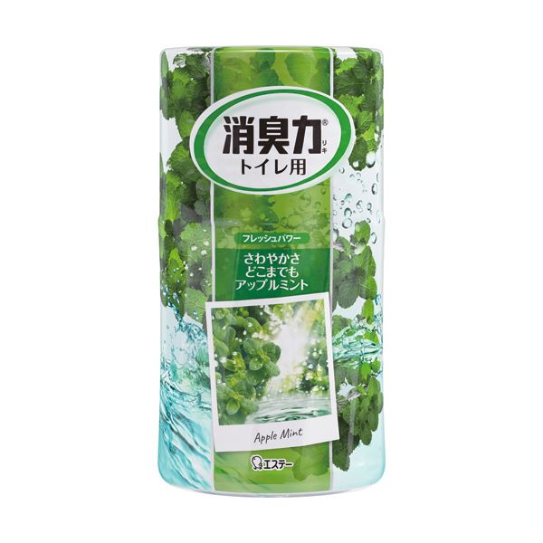 (まとめ) エステー トイレの消臭力 アップルミント 400ml 1セット(3個)  【×10セット】