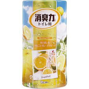 (まとめ) エステー トイレの消臭力 グレープフルーツ 400ml 1セット(3個)  【×10セット】