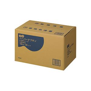 TANOSEE ペーパーナプキン 6つ折ウエーブ 5000枚入／箱 【×10セット】