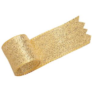 (まとめ) タカ印 グランドメタルリボン 18mm×20m 金 50-7400 1巻  【×10セット】