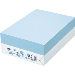TANOSEE カラーペーパー Juicy ソーダ A4 500枚 【×10セット】