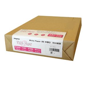 (まとめ) 長門屋商店 ホワイトペーパー B5 中厚口 70kg ナ-501 1冊(500枚)  【×10セット】
