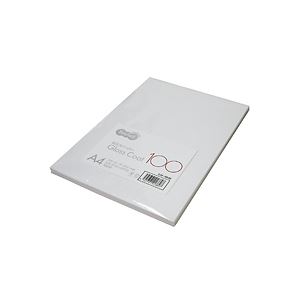 (まとめ) TANOSEE αエコグロスコート100 A4 100g 1冊（100枚）  【×10セット】