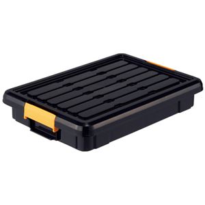 頑丈箱（工具箱） ブラック 325×465×85cm 【×10セット】