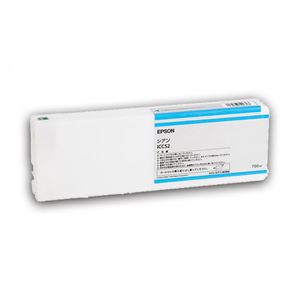 (まとめ) エプソン EPSON PX-P／K3（VM）インクカートリッジ シアン 700ml ICC52 1個  【×10セット】