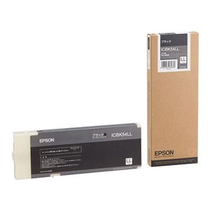 (まとめ) エプソン EPSON インクカートリッジ ブラック LLサイズ ICBK54LL 1個  【×10セット】