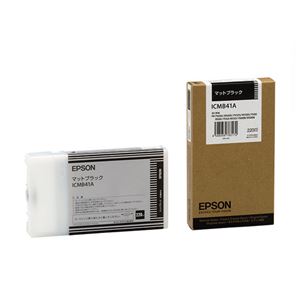 (まとめ) エプソン EPSON PX-Pインクカートリッジ マットブラック 220ml ICMB41A 1個  【×10セット】