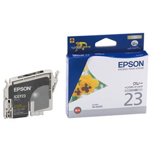 エプソン EPSON インクカートリッジ グレー ICGY23 1個 【×10セット】