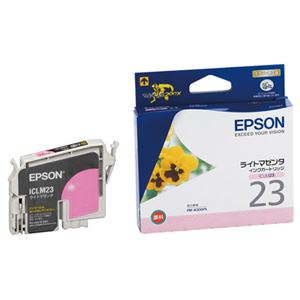 エプソン EPSON インクカートリッジ ライトマゼンタ ICLM23 1個 【×10セット】