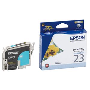 エプソン EPSON インクカートリッジ ライトシアン ICLC23 1個 【×10セット】