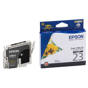 エプソン EPSON インクカートリッジ フォトブラック ICBK23 1個 【×10セット】