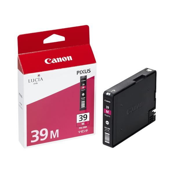 (まとめ) キヤノン Canon インクタンク PGI-39M マゼンタ 4862B001 1個  【×10セット】