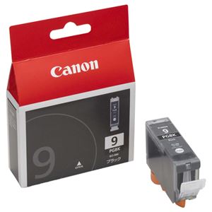 (まとめ) キヤノン Canon インクタンク BCI-9BK ブラック 0372B001 1個  【×10セット】
