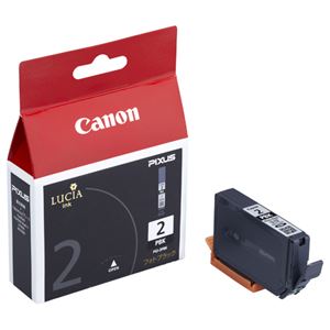 (まとめ) キヤノン Canon インクタンク PGI-2PBK フォトブラック 1024B001 1個  【×10セット】