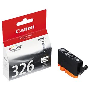 (まとめ) キヤノン Canon インクタンク BCI-326BK ブラック 4535B001 1個  【×10セット】
