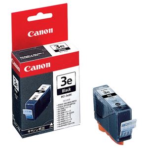 (まとめ) キヤノン Canon インクタンク BCI-3eBK ブラック 4479A001 1個  【×10セット】