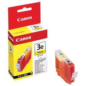 (まとめ) キヤノン Canon インクタンク BCI-3eY イエロー 4482A001 1個  【×10セット】