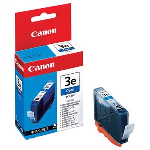 (まとめ) キヤノン Canon インクタンク BCI-3eC シアン 4480A001 1個  【×10セット】