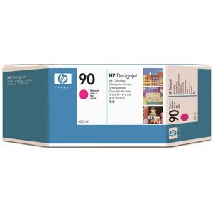 (まとめ) HP90 インクカートリッジ マゼンタ 400ml 染料系 C5063A 1個  【×10セット】