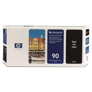 (まとめ) HP90 プリントヘッド／クリーナー 黒 C5054A 1個  【×10セット】
