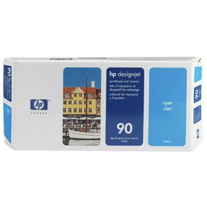 (まとめ) HP90 プリントヘッド／クリーナー シアン C5055A 1個  【×10セット】
