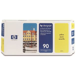 (まとめ) HP90 プリントヘッド／クリーナー イエロー C5057A 1個  【×10セット】