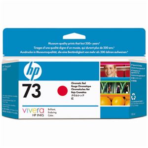 (まとめ) HP73 インクカートリッジ クロムレッド 130ml 顔料系 CD951A 1個  【×10セット】