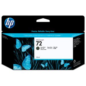 (まとめ) HP72 インクカートリッジ マットブラック 130ml 顔料系 C9403A 1個  【×10セット】