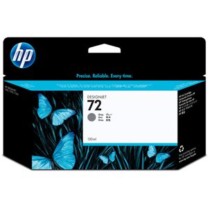 (まとめ) HP72 インクカートリッジ グレー 130ml 染料系 C9374A 1個  【×10セット】