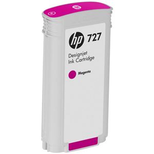 (まとめ) HP727 インクカートリッジ 染料マゼンタ 130ml B3P20A 1個  【×10セット】