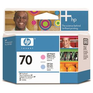 (まとめ) HP70 プリントヘッド ライトマゼンタ／ライトシアン C9405A 1個  【×10セット】