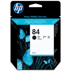 (まとめ) HP84 インクカートリッジ 黒 染料系 C5016A 1個  【×10セット】