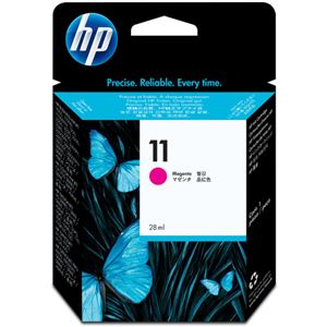 (まとめ) HP11 インクカートリッジ マゼンタ 28ml 染料系 C4837A 1個  【×10セット】