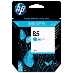 (まとめ) HP85 インクカートリッジ シアン 28ml 染料系 C9425A 1個  【×10セット】